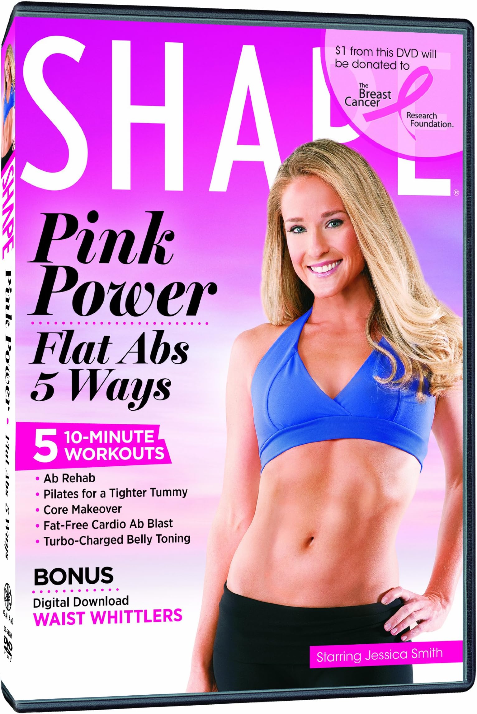 Pink Power: Flat Abs 5 Ways
