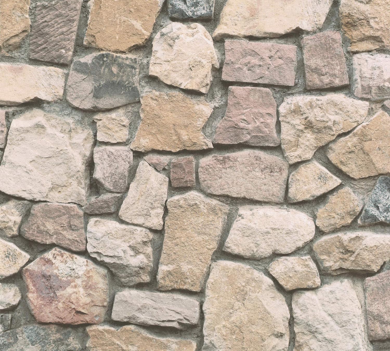 Morris Neutral Natural Stone Wallpaper
