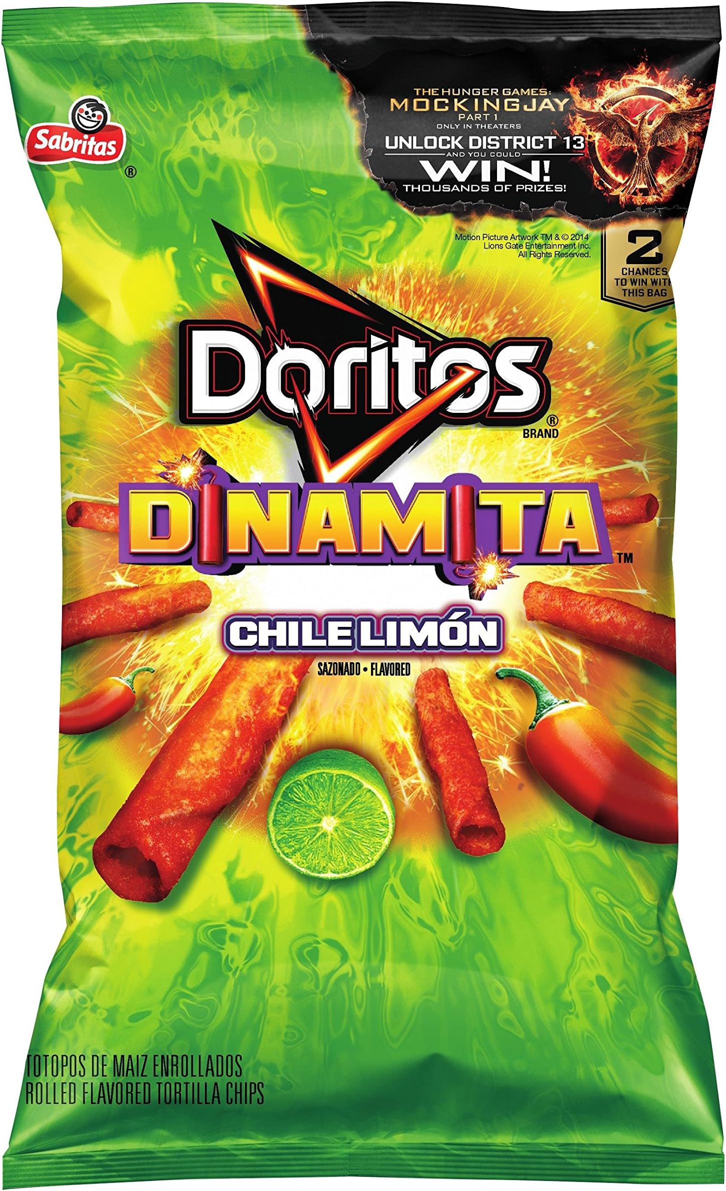 Doritos Dinamita Chili Limon, 9.25 Oz