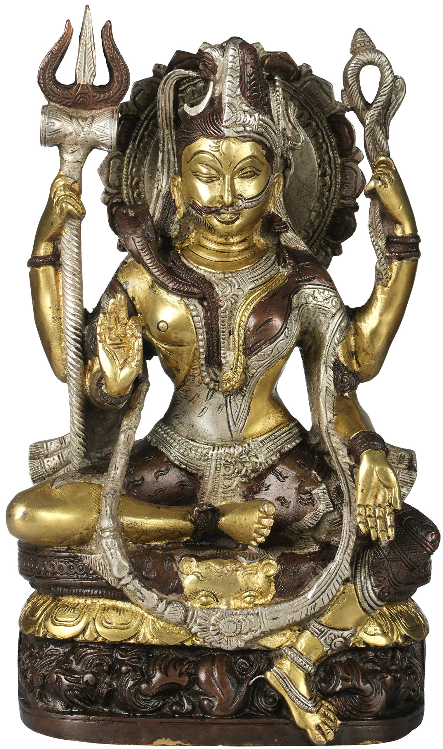 Statue Ardhanarishvara Exotic India symbole d'harmonie intérieure et d'union parfaite
