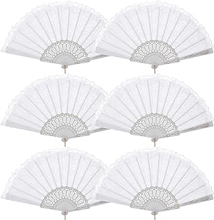 BABEYOND 6pcs White Lace Folding