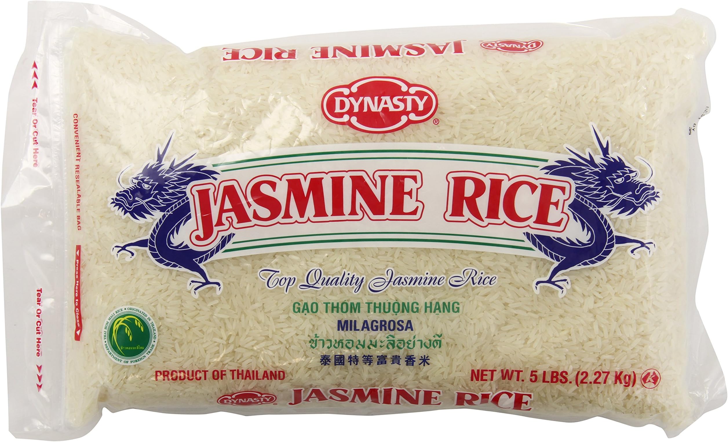 Dynasty Jasmine Rice, 5 Pound