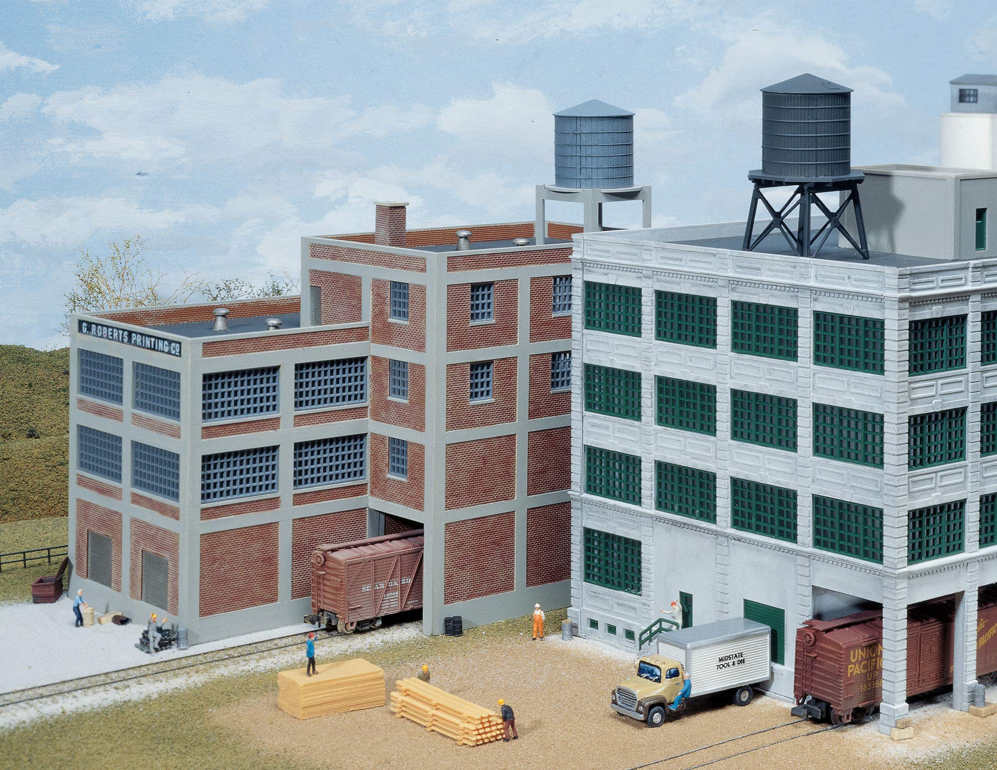 Walthers, Inc. 933-3231 Walthers HO Scale Model George Roberts Printing 1:160 N, 1/4" 11.2 x 19.3 x 18.1cm