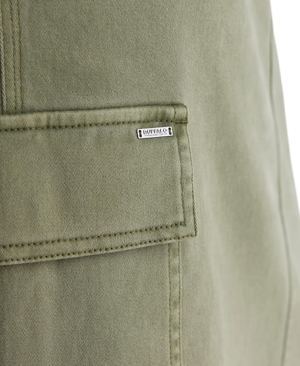 Buffalo David Bitton Women's Matilde Mid Rise Twill Maxi Cargo Skirt