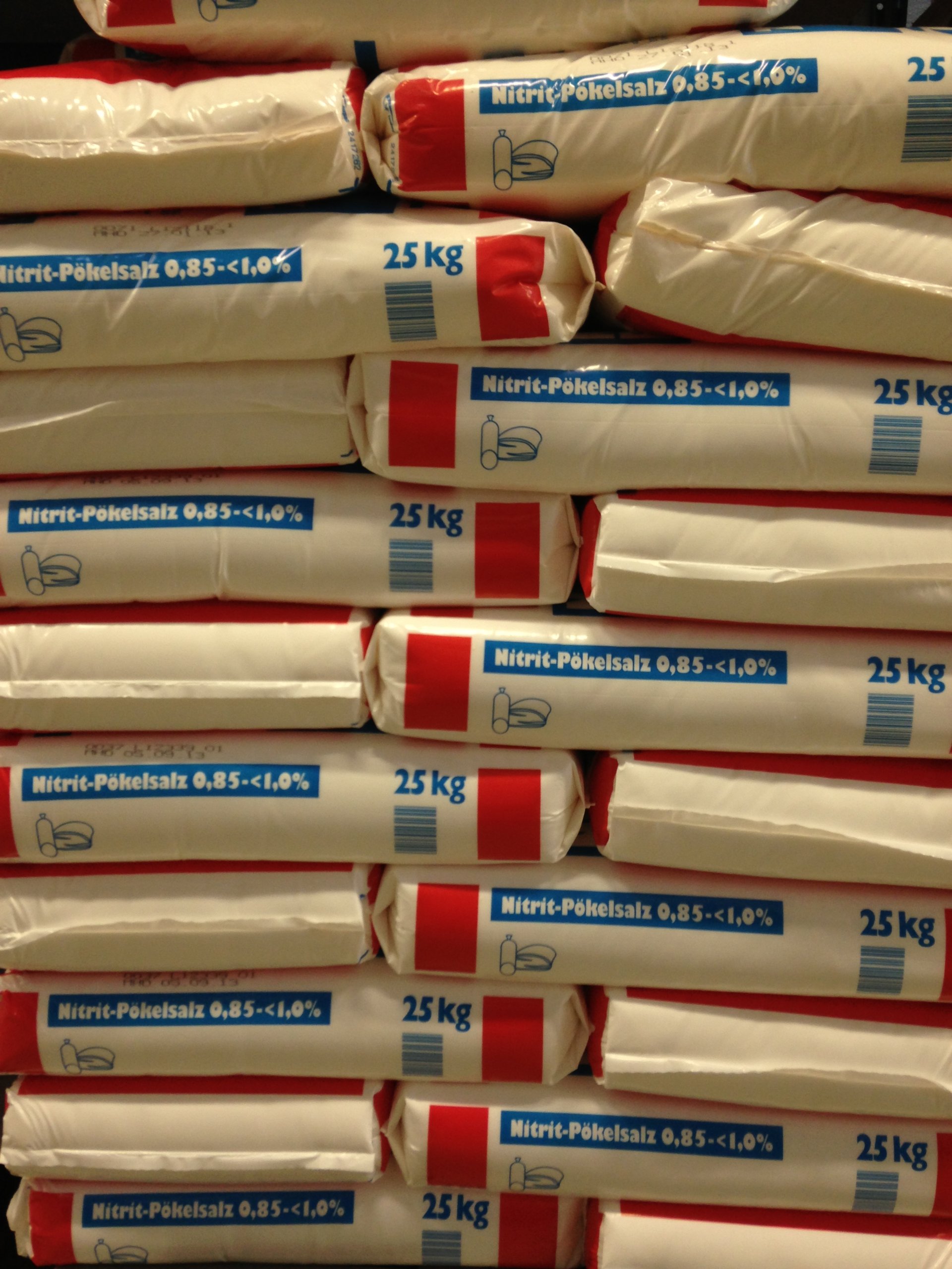 FVLFIL Südsalz Nitrit - Pökelsalz unjodiert, 25kg Sack