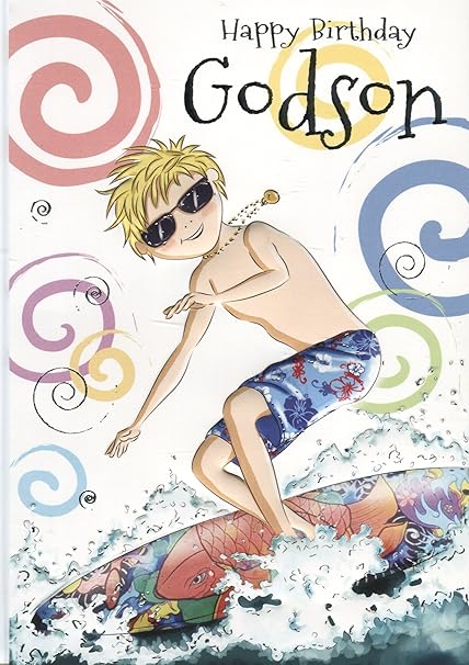 Joyeux Anniversaire Godson Surfer Sur Internet Carte D Anniversaire Amazon Fr Fournitures De Bureau Joyeux Anniversaire Godson Surfer Sur Internet Carte D Anniversaire Amazon Fr Fournitures De Bureau