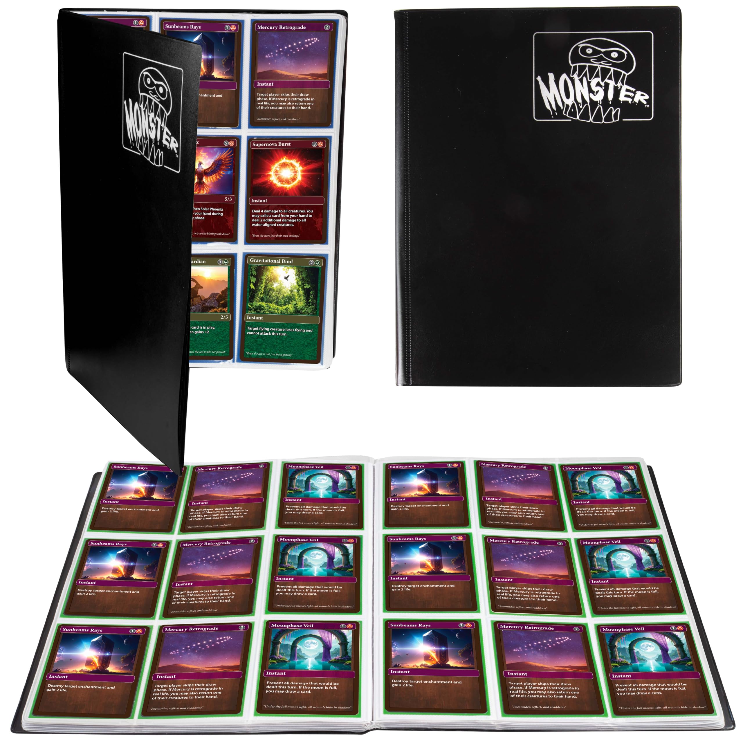 Amazon.com: The Original Monster Trading Card Album- 20 Side