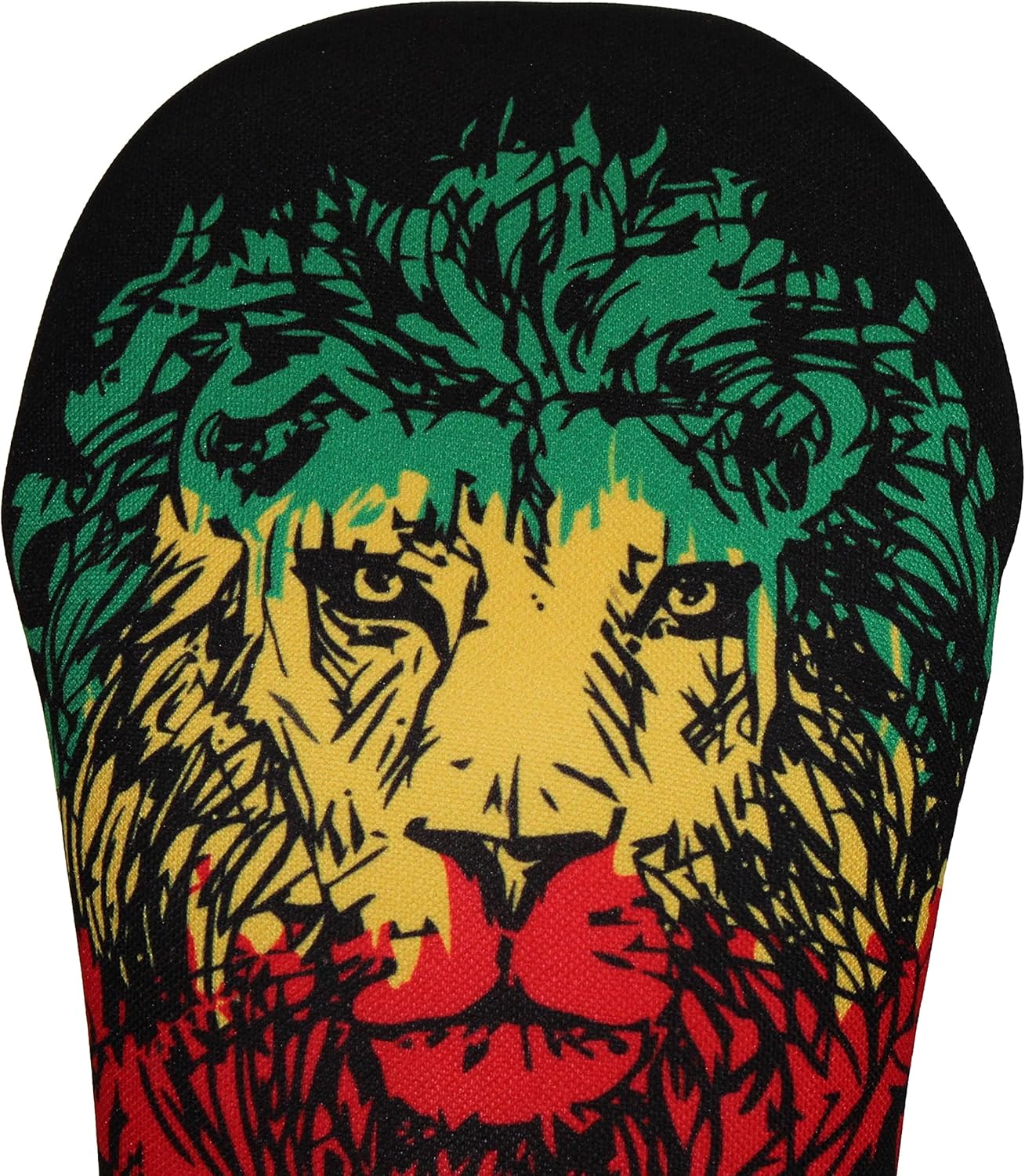 Rasta Lion | BeeJoss Golf Club Headcover | Driver Fairway Hybrid-Sold Separately | Handmade in USA