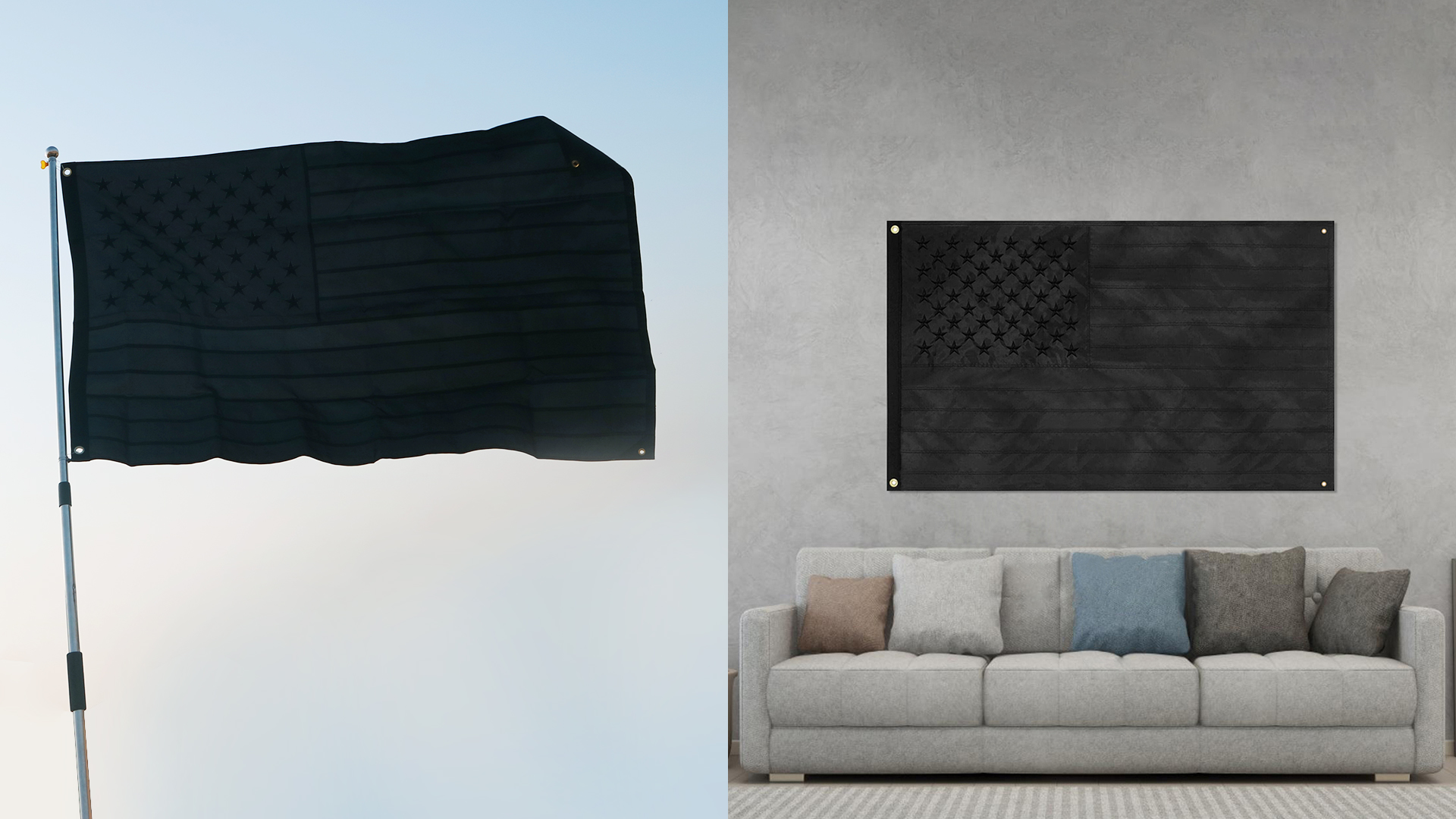 Amazon.com : All Black American Flag 3x5 Ft US Flag, BGTXCZ Multi