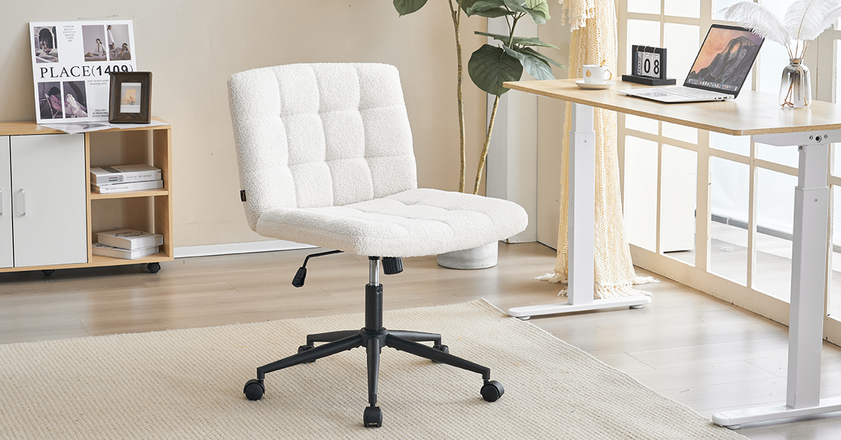 Amazon.com: Furnimart Swivel Criss Cross Legged Chair with