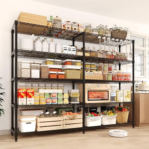 Takywep 60 quot w Wire Shelving product photo (Garage & Utility Shelving) — ScooterReviewPro review