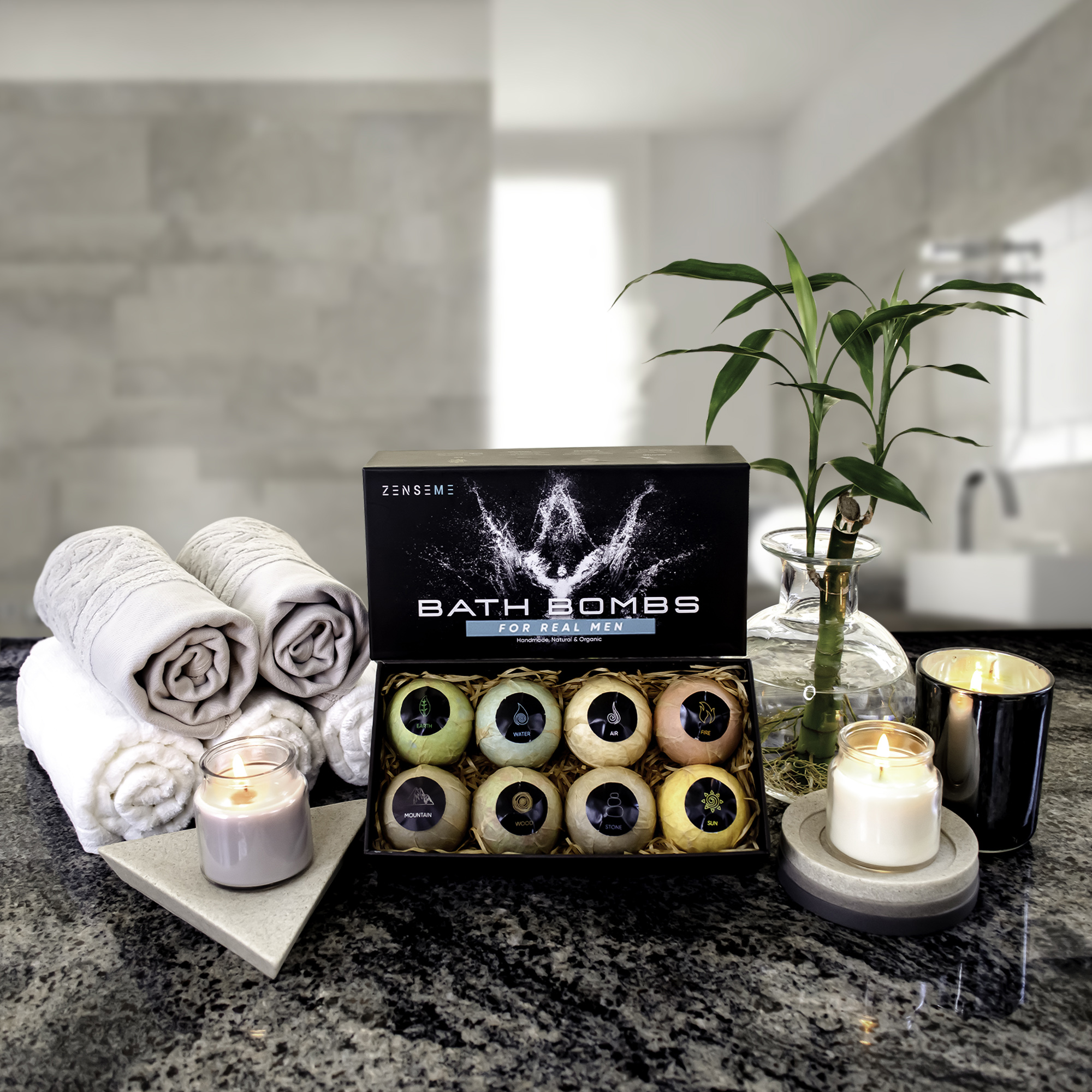 Amazon.com : Bath Bombs for Men, Gift Set of 8 Scented Organic