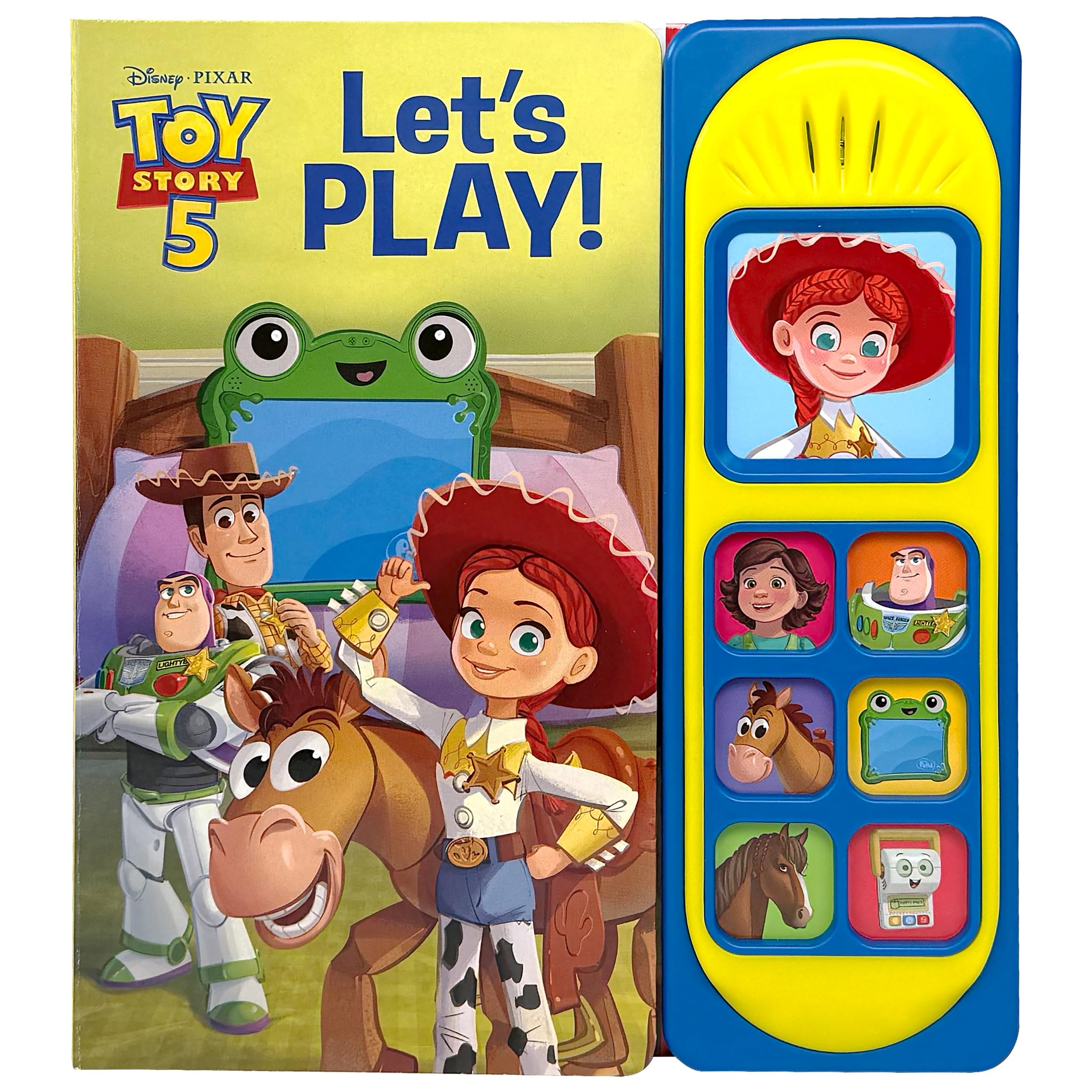 Disney Pixar Toy Story 5 - Let’s Play! Sound Book - Includes Woody, Buzz Lightyear, Jessie, and More! - PI Kids