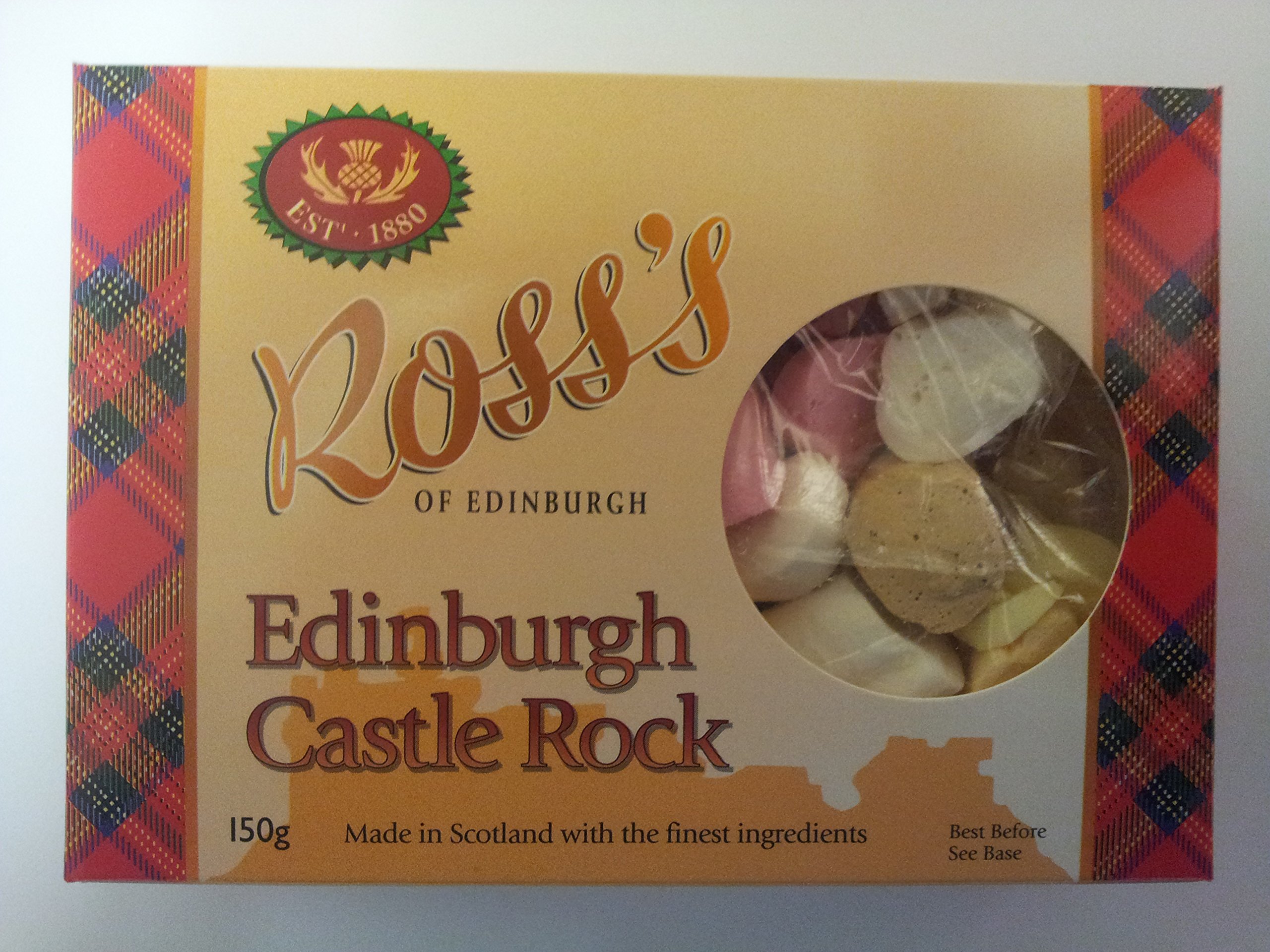 ROSS'S Edinburgh Castle Rock Pieces 150g (4 Packs)
