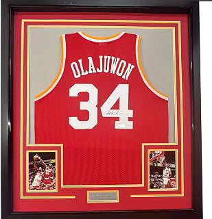 Framed Autographed Red Jersey Beckett BAS COA