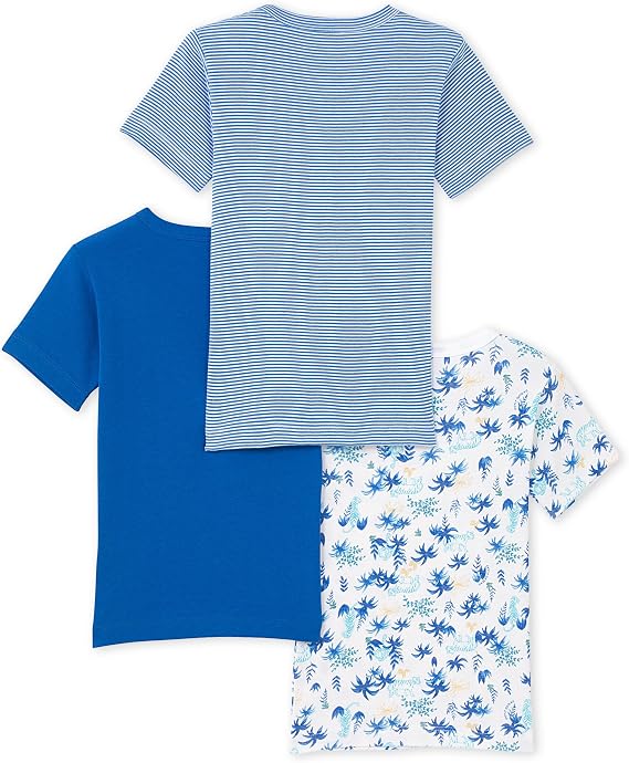 Petit Bateau Boys 3 Pack Short Sleeve Shirts