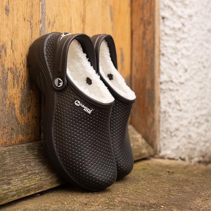 Lakeland Active Men's Fleece-Lined Dockray Clogs