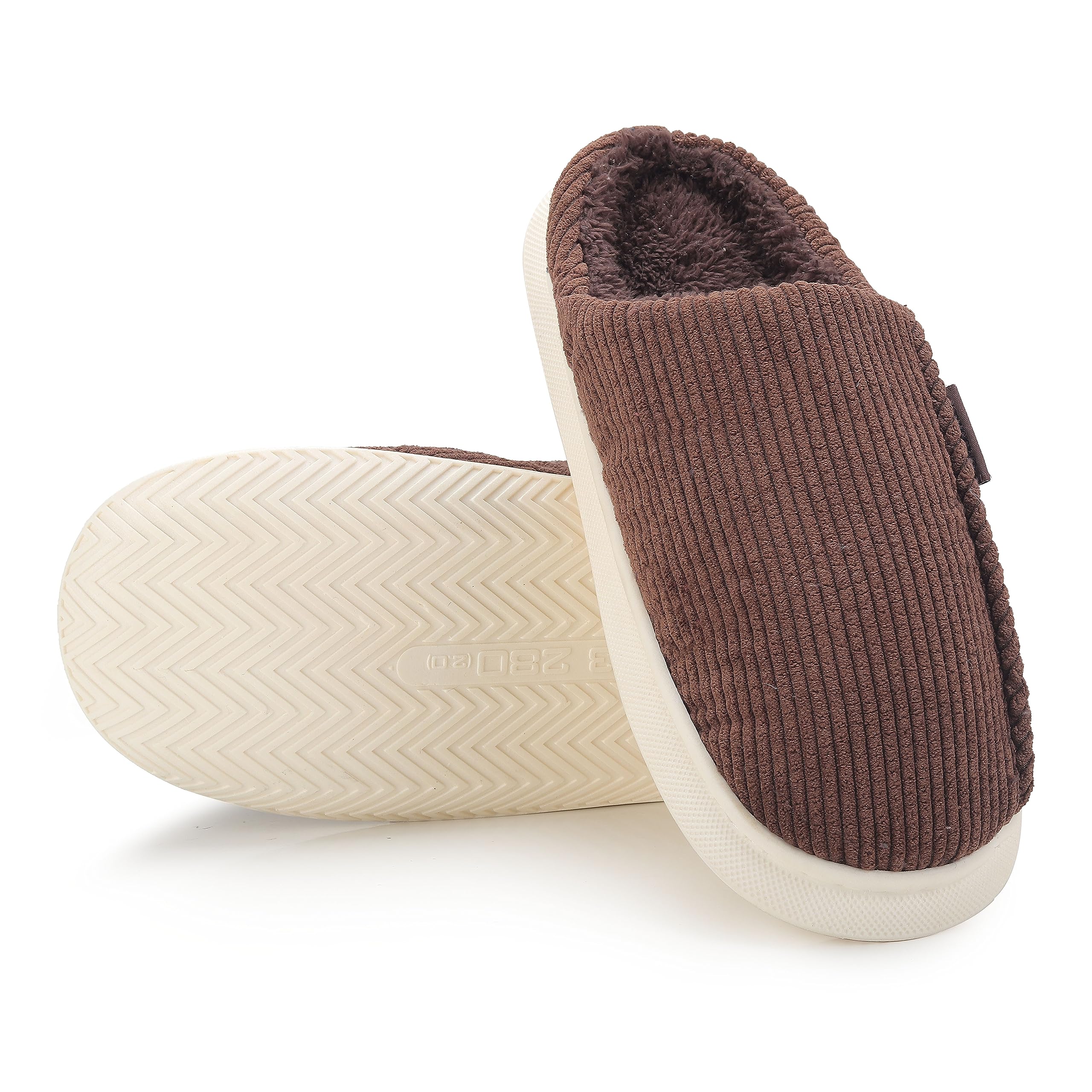 CASSIEY Mens Soft Winter Slipper Slippers Closed Toe comfortable Sole Bedroom Indoor Fur Slipper- Coffee (B0CJ2K8GGL) Amazon Price History, Amazon Price Tracker