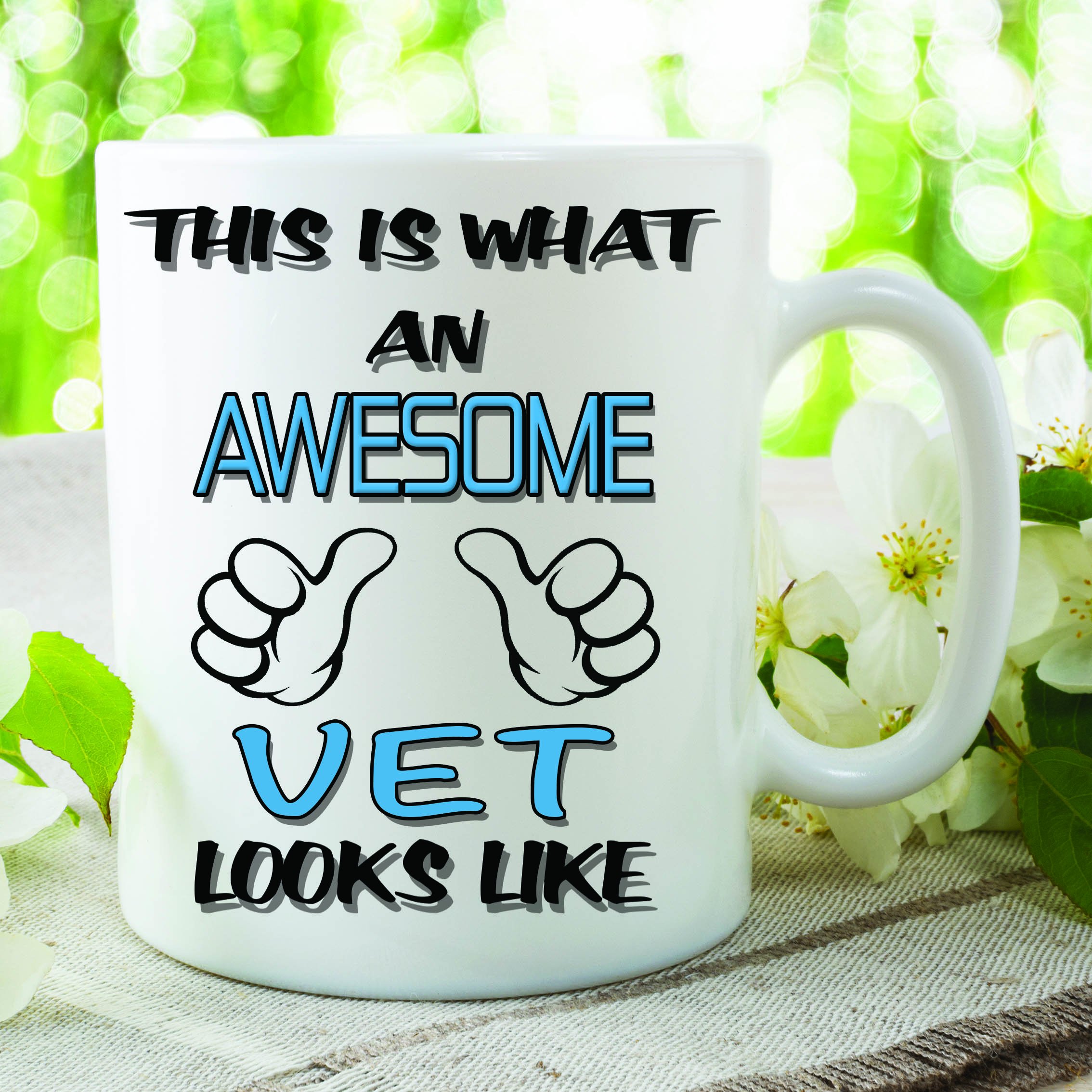 Peachy Antics White Novelty Mug Awesome Vet Coffee Funny Gift Birthday Work Tea Cups Wsdmug806