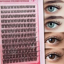 Lash Clusters Lash Spikes Eyelash Clusters Mixed Lengths 8-16mm C/D Lashes DIY Spiky Lash Extension Mega Cluster Eyelash Extensions Mink Strips Lashes Thick