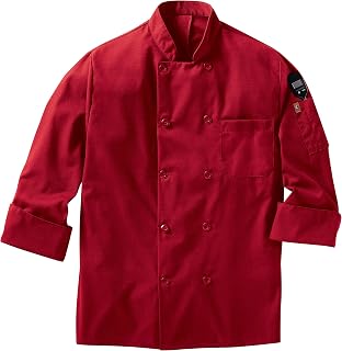 mens Long Sleeve Ten Button Chef Coat With Mimix and Oilblok