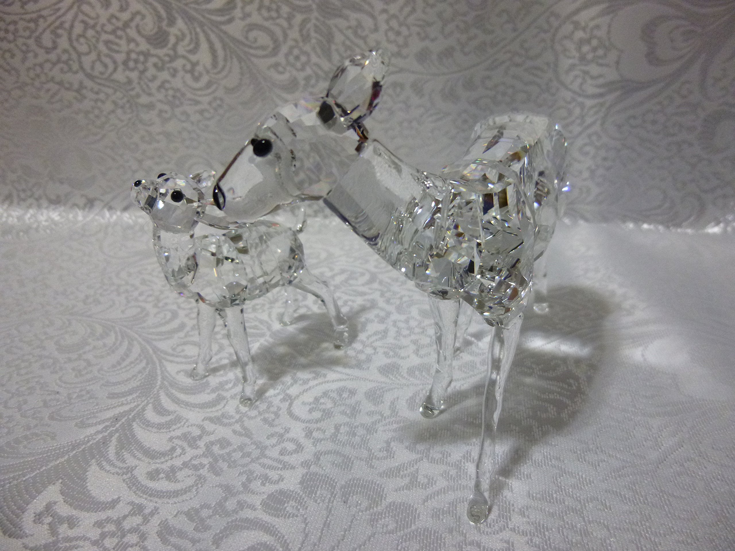 Amazon.com: Swarovski Crystal Figurine ''DOE & FAWN'' deers