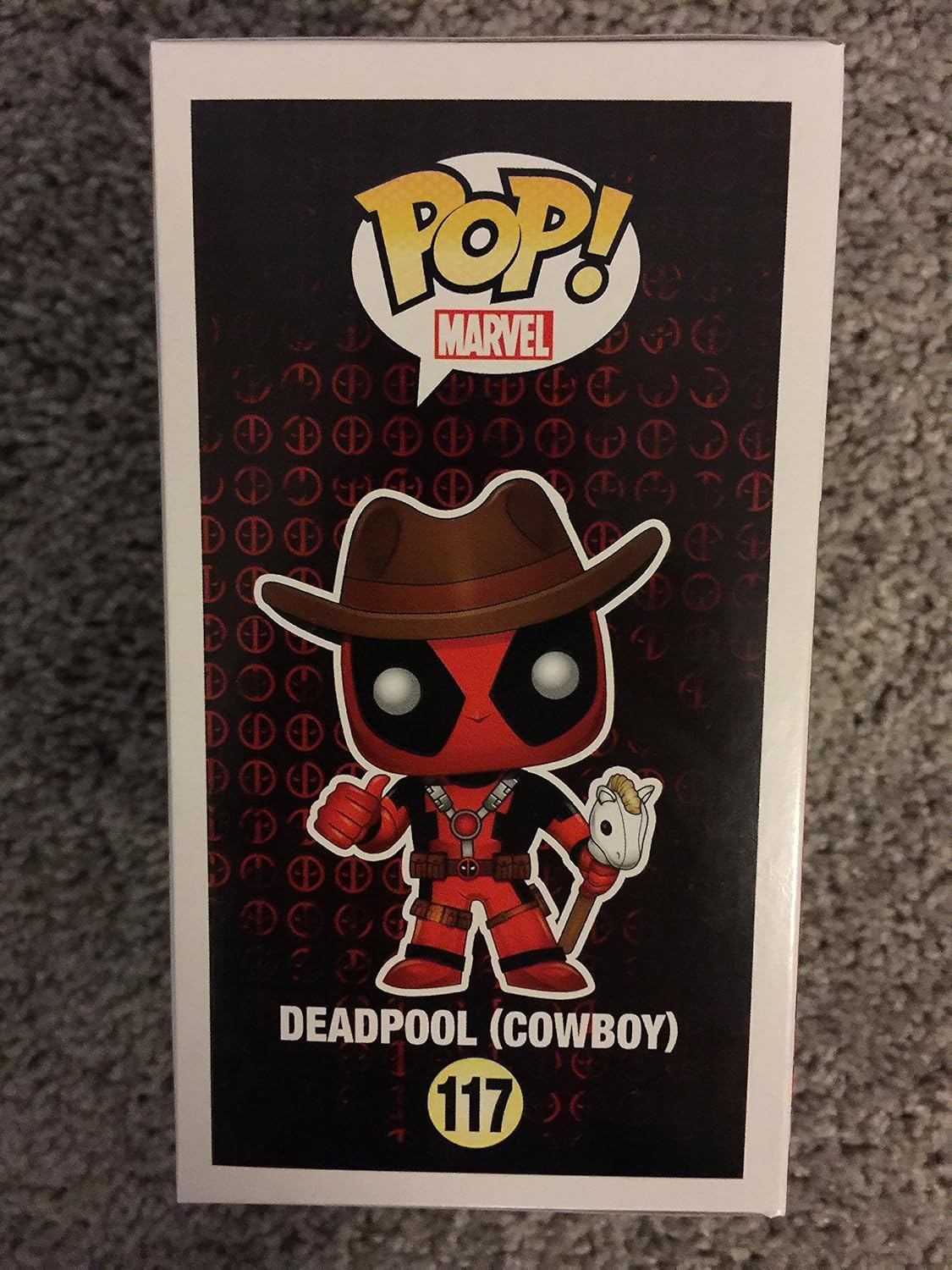 Marvel Funko Deadpool Cowboy Edition Pop Vinyl Figure 117-7493 Deadpool Cowboy Figure