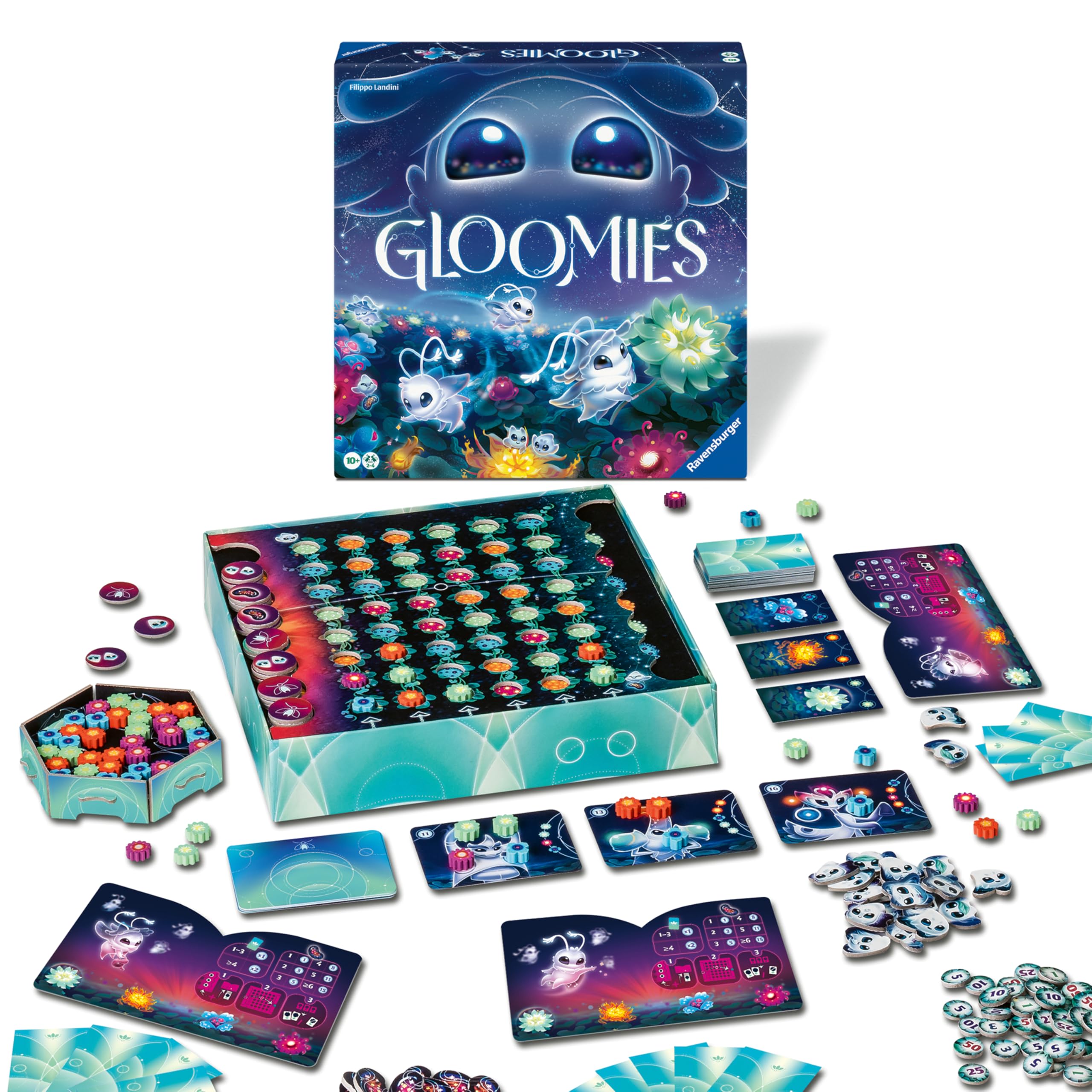 Ravensburger 24617 - Gloomies - prosta gra strategiczna dla rodzin, dorosłych i dzieci - gra planszowa dla 2-4 graczy w wieku od 10 lat