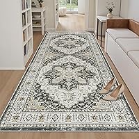 Vista 130 de Madane Alfombra Pasillera Lavable - Alfombras Pasilleras 2x6 para Pasillos de 6 Pies Antideslizante Vintage Alfombra Pasillera de Cocina