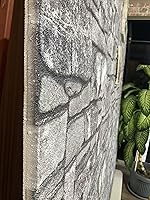 Vista 7 de Dundee Deco Paneles de Pared 3D - Revestimiento Gris Carbón con Aspecto de Piedra, Paneles de Pared con Revestimiento de Espuma de Poliestireno