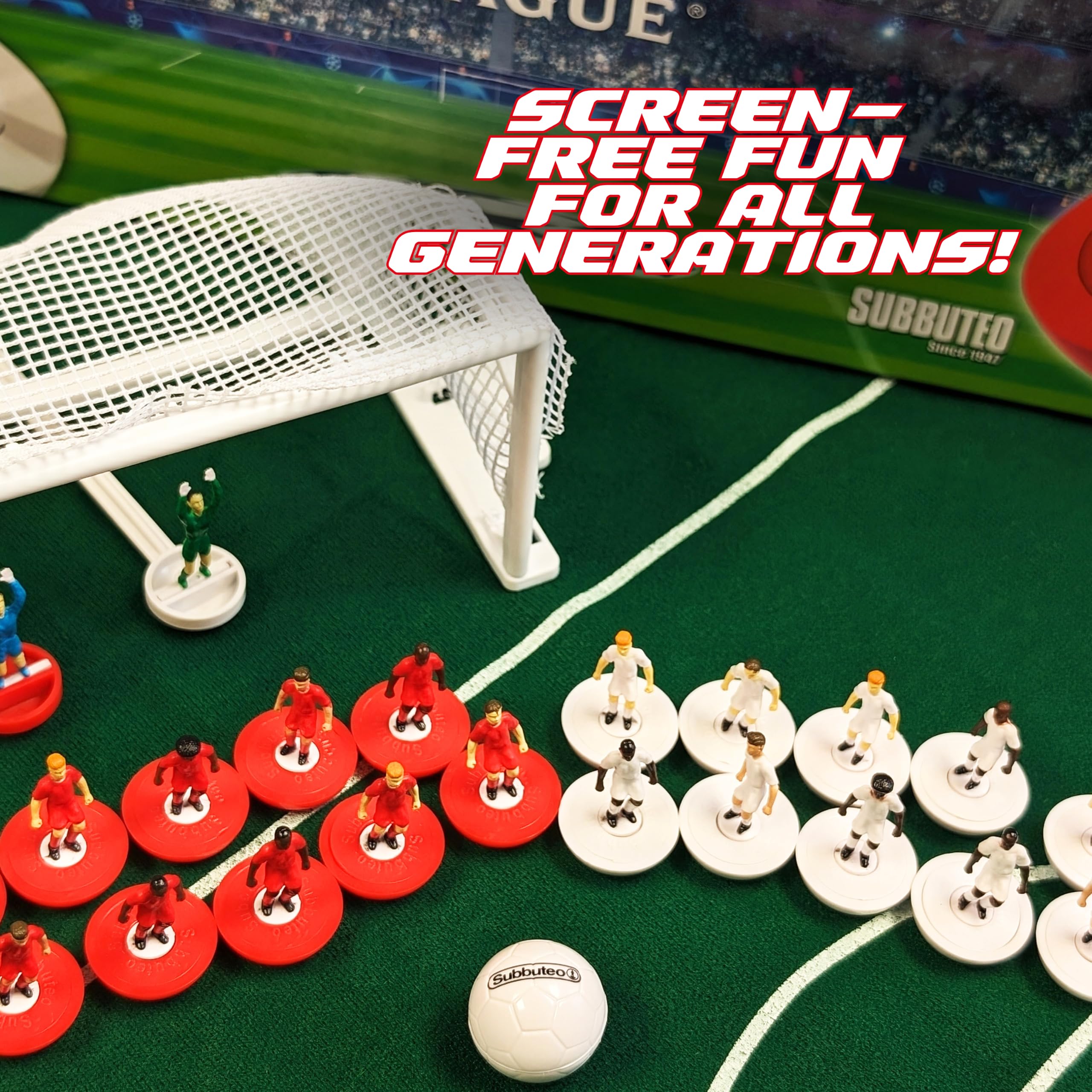Paul Lamond Subbuteo 3365 UEFA Champions League Game, Red,white