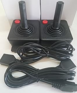 ClassicGameSource 2 Joystick Controllers + 2 9FT Extension Cables for Atari 2600