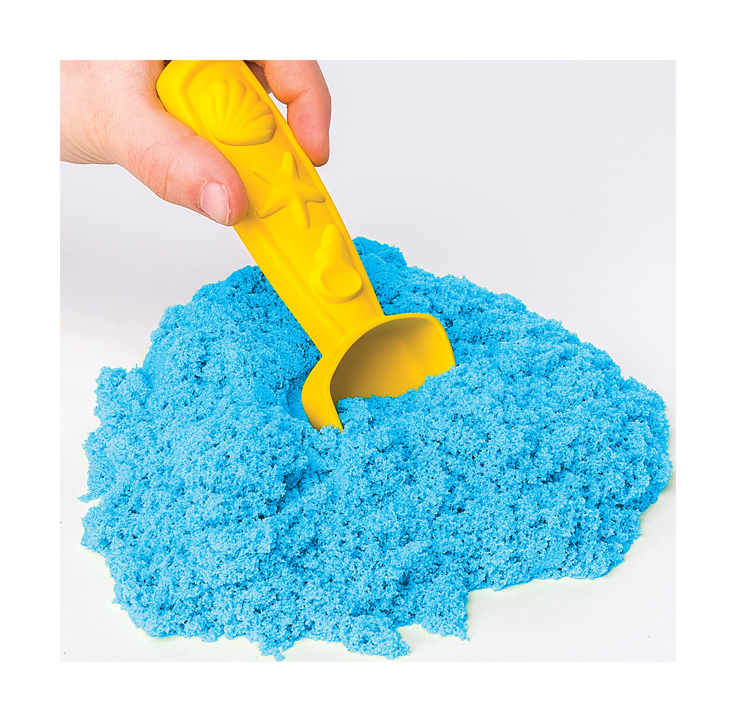 Kinetic Sand Playset Castelli di Sabbia Sabbia cinetica con vaschetta Sabbia magica Sabbia colorata a sorpresa 454gr 3 formine incluse Giocattoli per bambini e bambine 3 anni