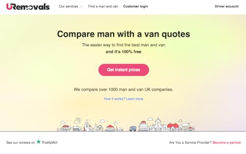 URemovals - Man with a Van Comparison UK