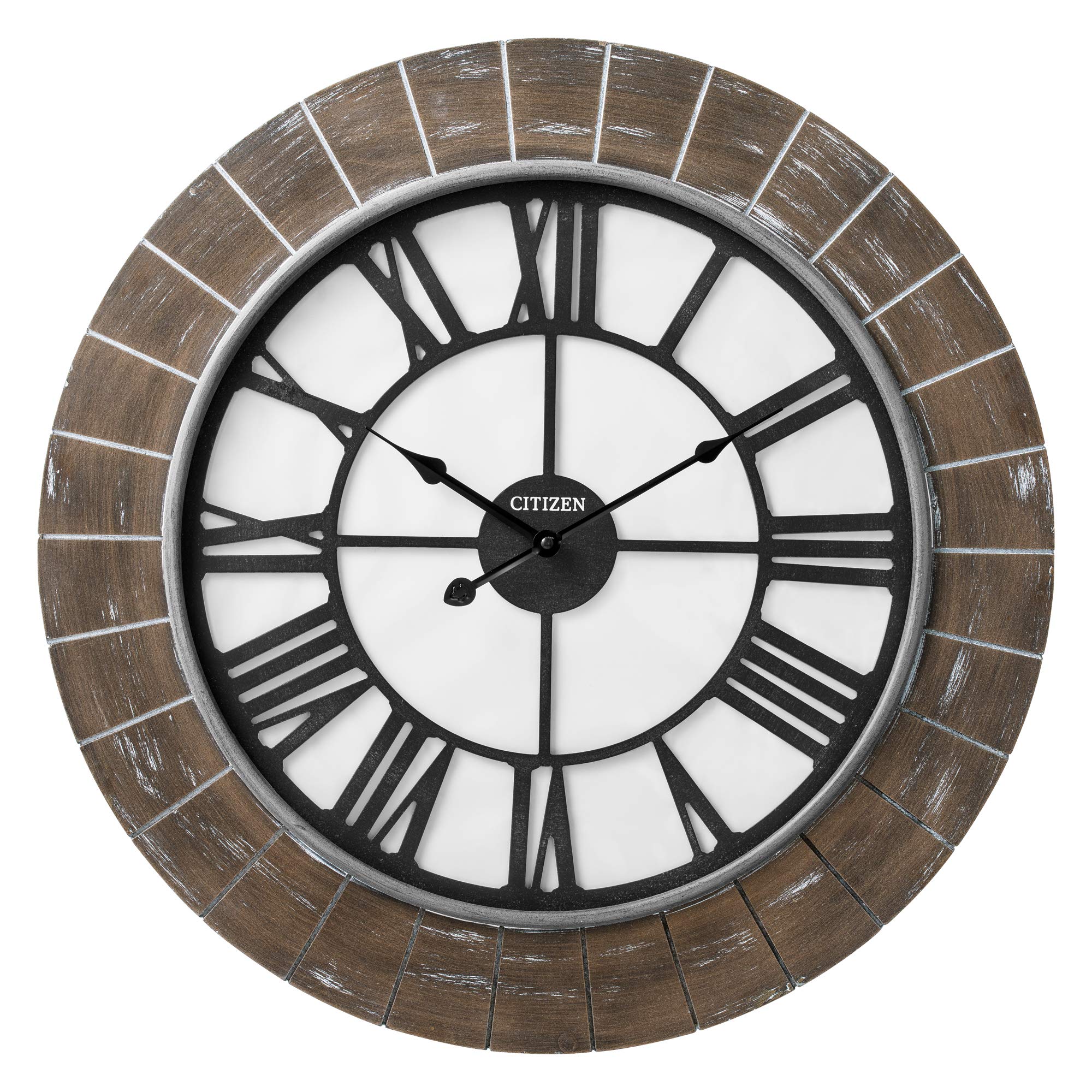 Citizen Clocks CC2046 ギャラリーウォールクロック ブラウン 爆売り