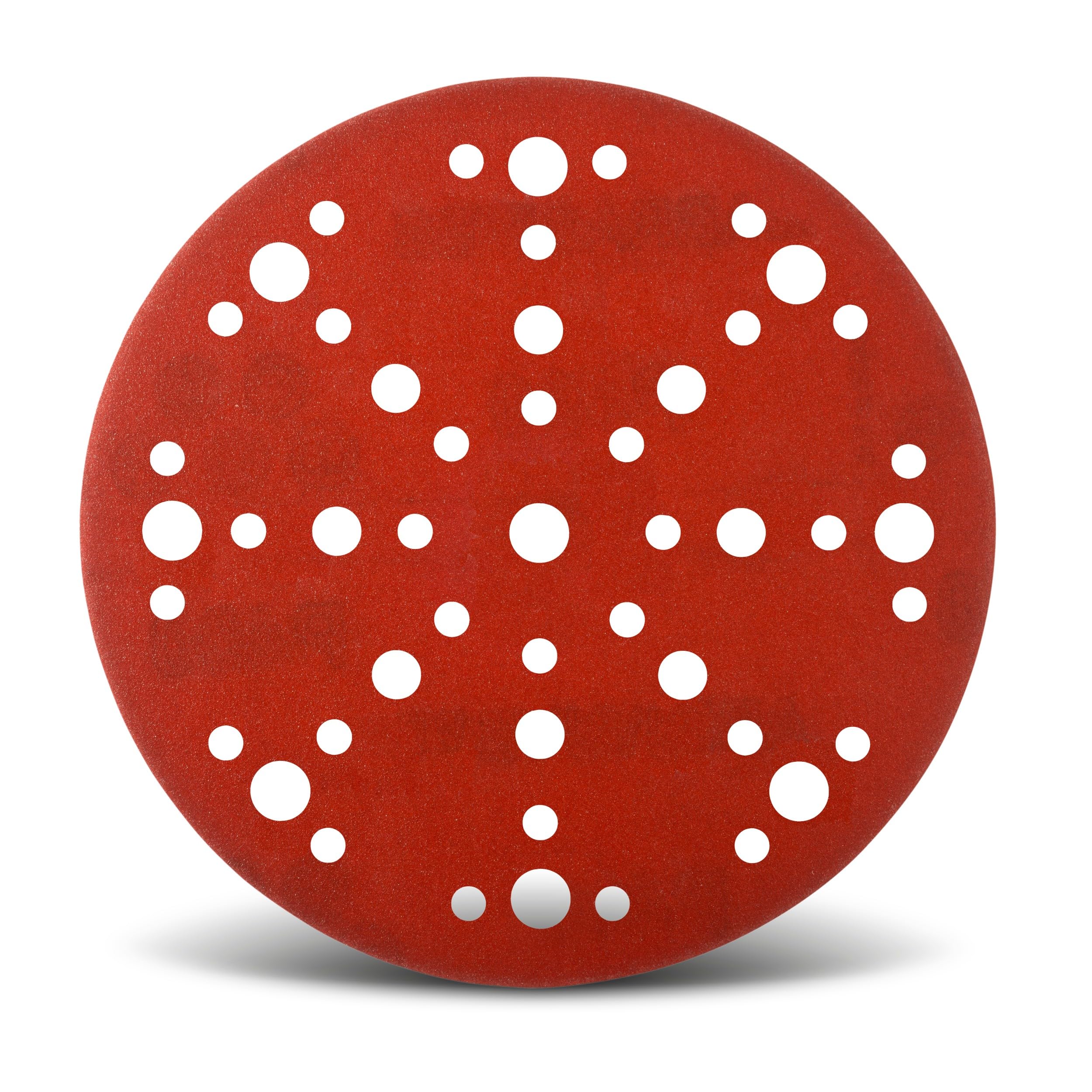 Wfix Pro Red Fire - Discos de lija resistentes al agua, 150 mm, con 48 agujeros, perforación, grano P400, 100 unidades, extra duradero, para lijado de madera y construcción de carrocerías