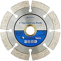 Vista 23 de Hoja de sierra de diamante segmentada de 7 pulgadas para hormigón, ladrillo, bloque y mampostería, altura de segmento de 10 mm, buje de 7/8 pulgadas