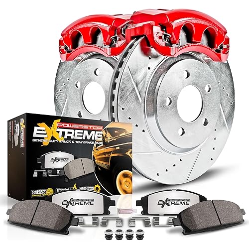 Power Stop KC2046-36 Rear Z36 Truck and Tow Brake Kit with Calipers