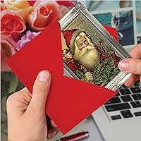 Vista 4 de The Best Card Company Paquete de 12 tarjetas de felicitación de Navidad con sobres, vacaciones de humor para hombres y mujeres