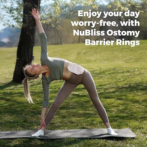 Miniatura 7 de Anillos de barrera para ostomía elegibles para FSA y HSA, 10 anillos de estoma de 0.157 pulgadas de grosor, suministros de colostomía para