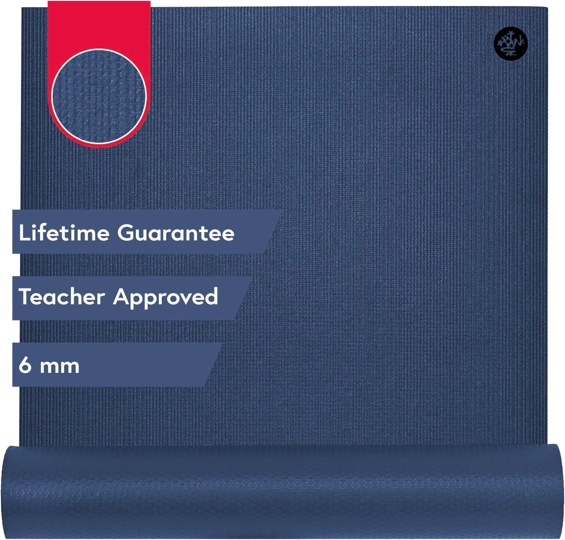 Manduka PRO Yoga Mat - 6mm | Lifetime Durability | Hygienic Construction | Premium Studio Quality | Teacher Approved