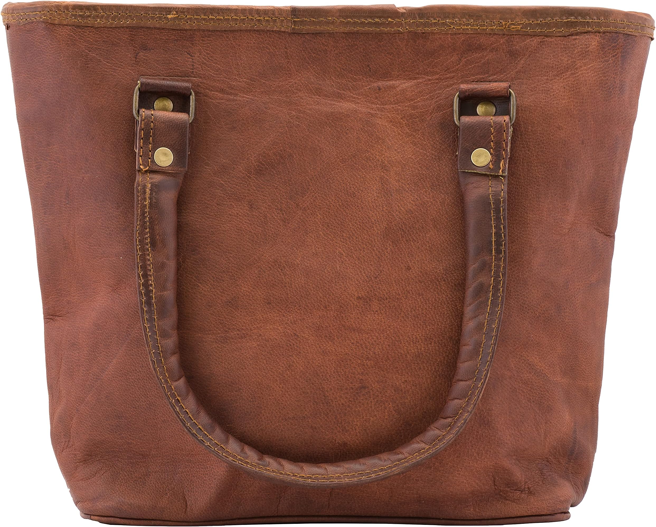 Women's Leather Top Handle Satchel Purses Handmade Tote Shoulder Bags