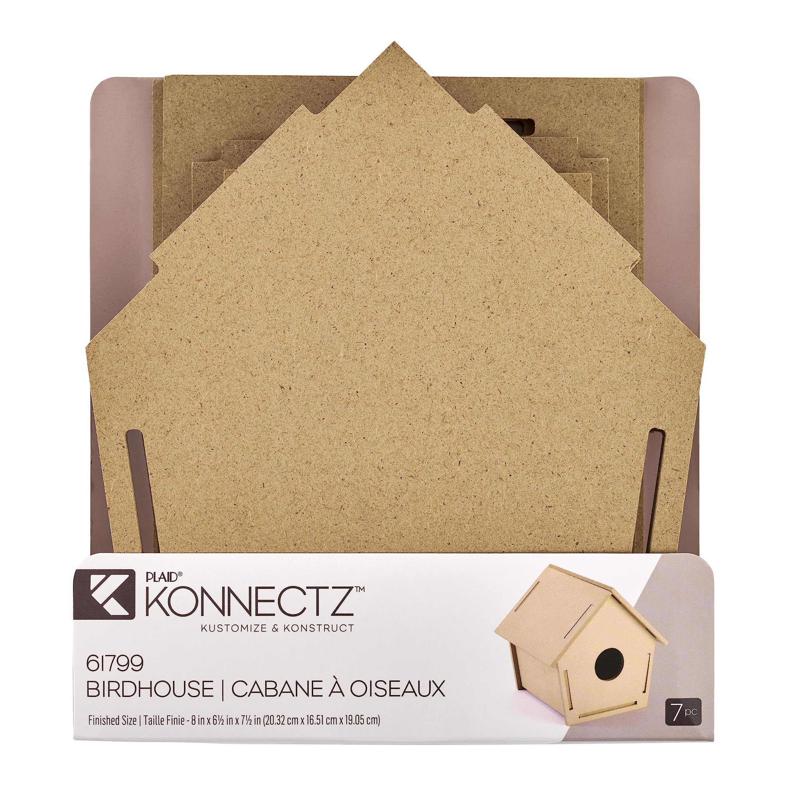 Nichoir à oiseaux en bois Plaid Konnectz 61799 Cabane à assembler soi-même