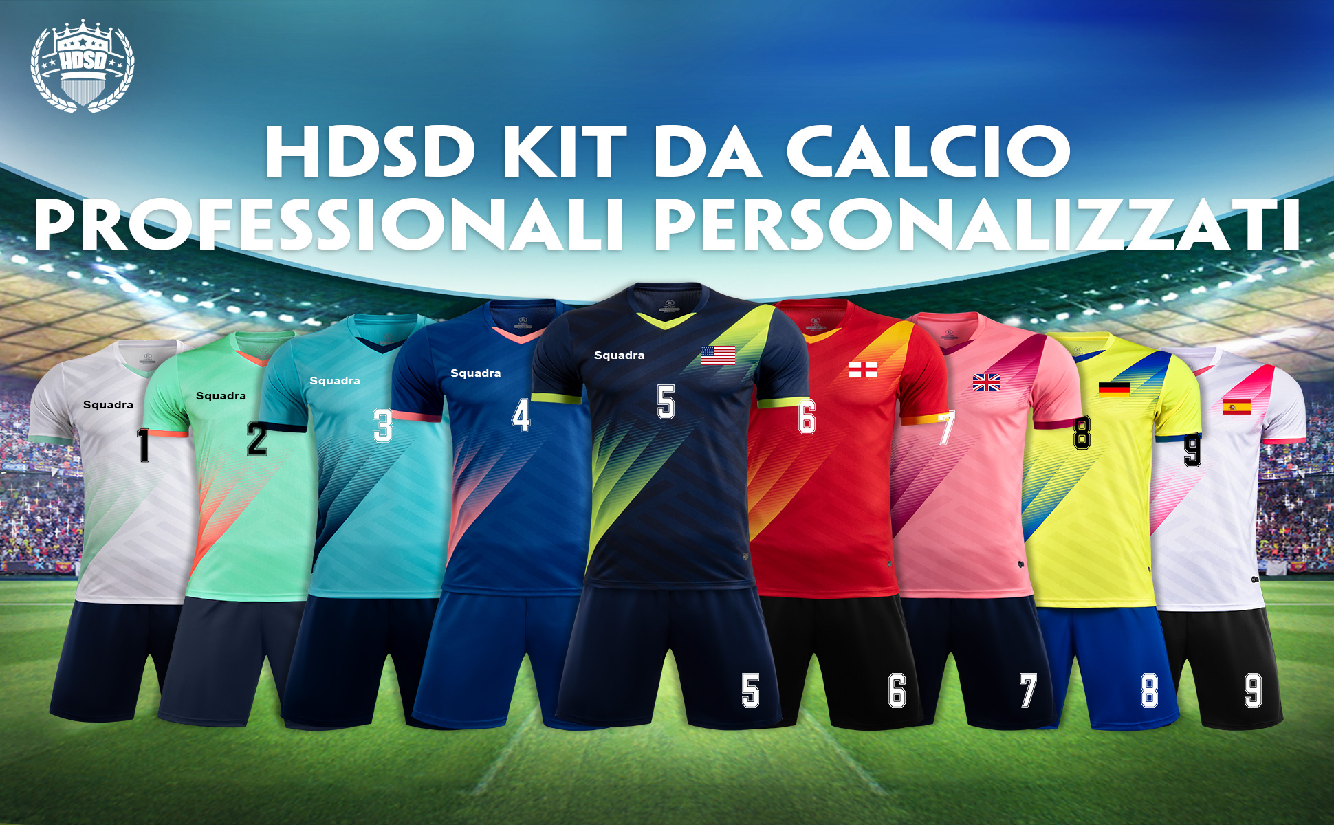 Maglie Da Calcio Personalizzate - Set Adulti E Bambini, 100% Poliestere, Lavabile A Freddo - Foto 3