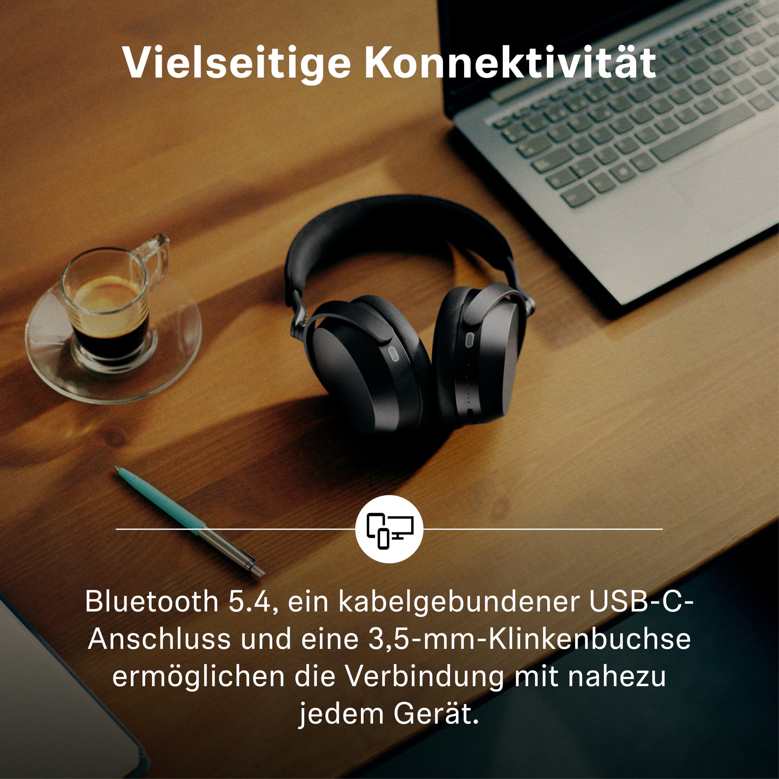 Sennheiser Momentum 5 Noise Cancelling Bluetooth Kopfhörer mit 57h Akku