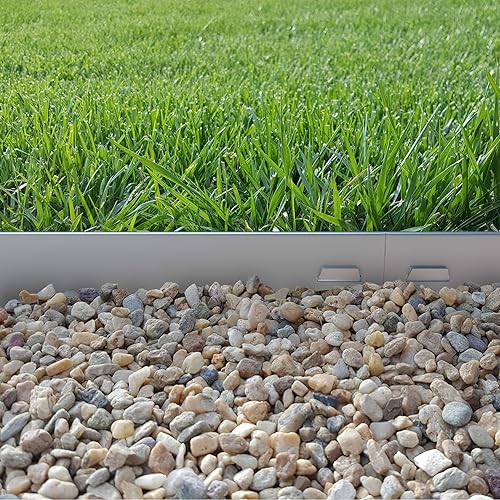 Miniatura 2 de Vodaland - Juego completo de bordes de aluminio de 4 pulgadas con clavos de instalación incluidos (1)