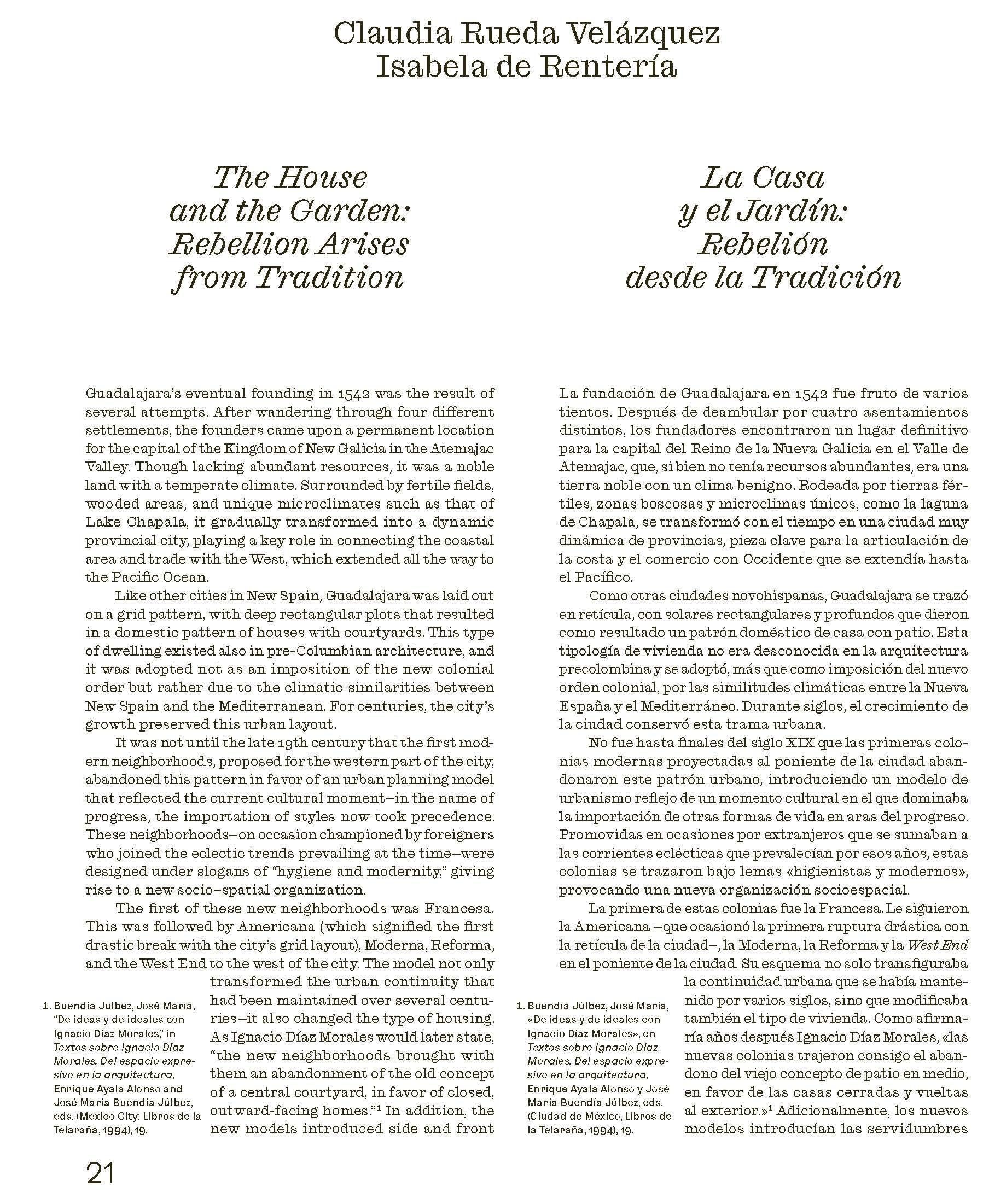 The Houses of Guadalajara: Ghosts of Modernity / Ghosts of the Past