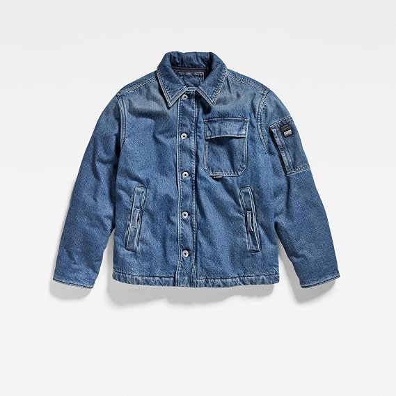新品　G-STAR RAW　ジースターロー　メンズ 中綿 デニム ジャケット Amazon.co.jp: [ジースターロゥ] デニムジャケット パデッド 中綿