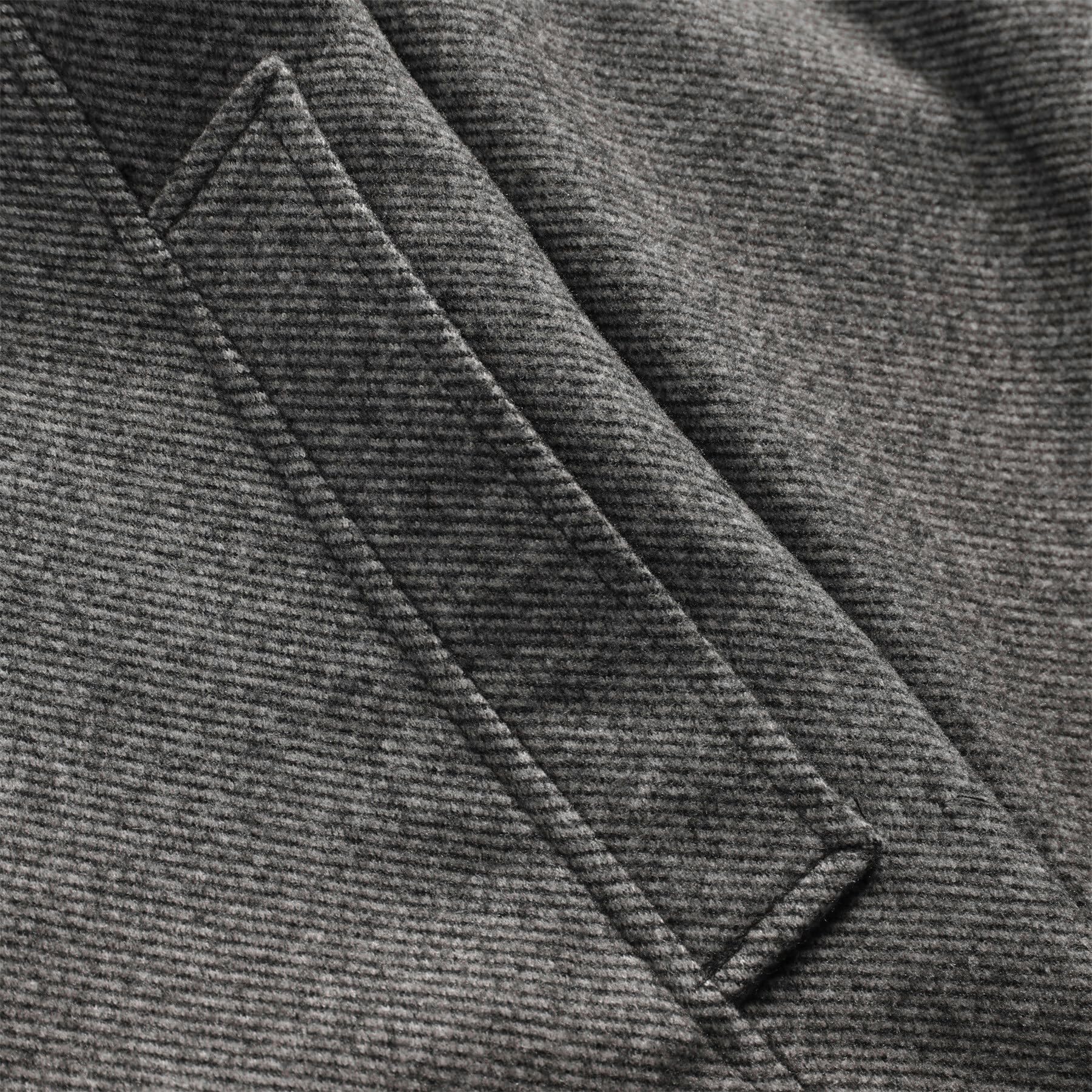 Allthemen Cappotto Invernale da Uomo Caldo Trench Doppiopetto in Tweed a Spina di Pesce Cappotto in Misto Lana con Colletto a Tacca