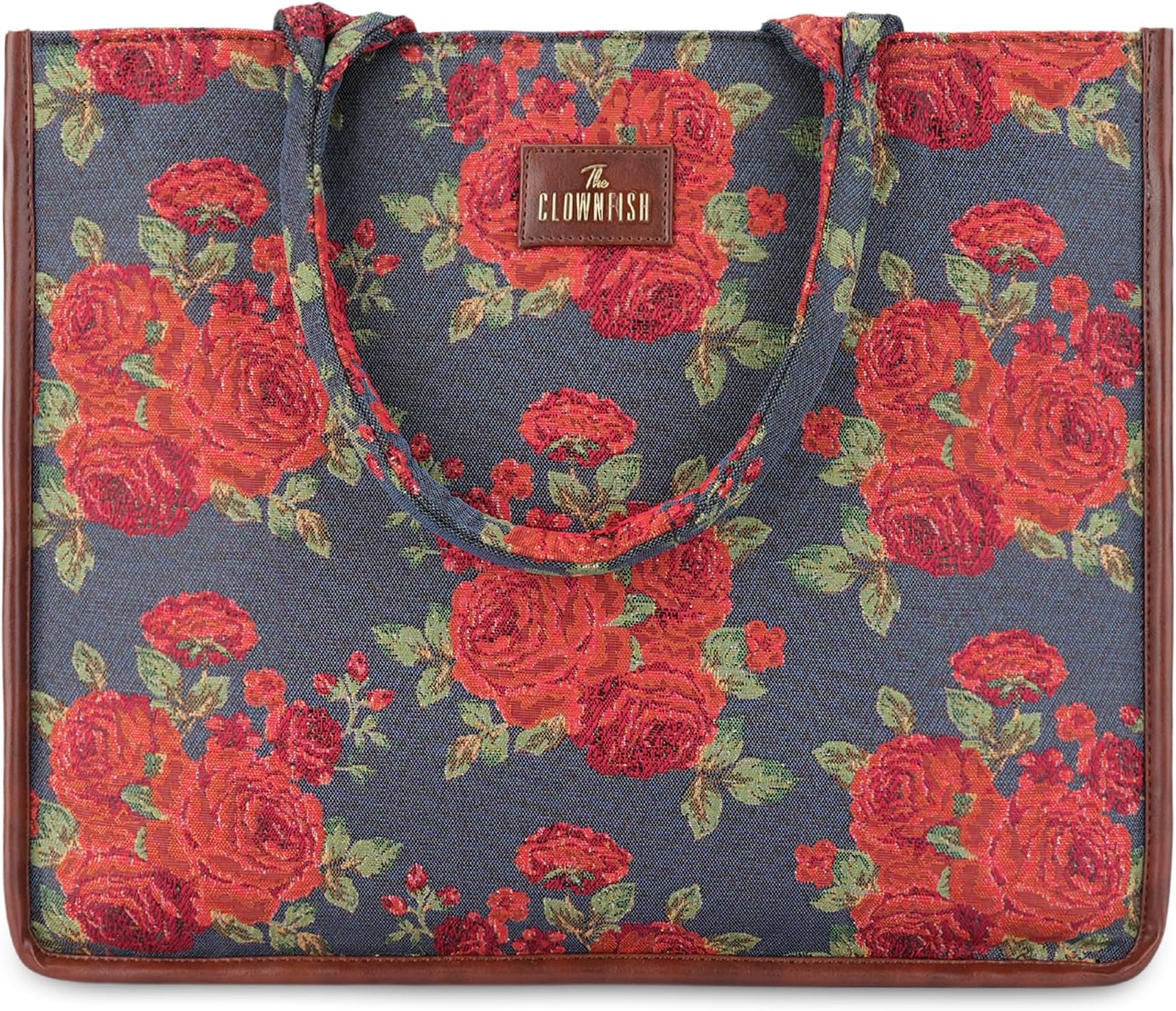 Ambrosia Series Tapestry Fabric 14 inch Laptop Bag Handbag For Women Box Bag Tote Office Bag